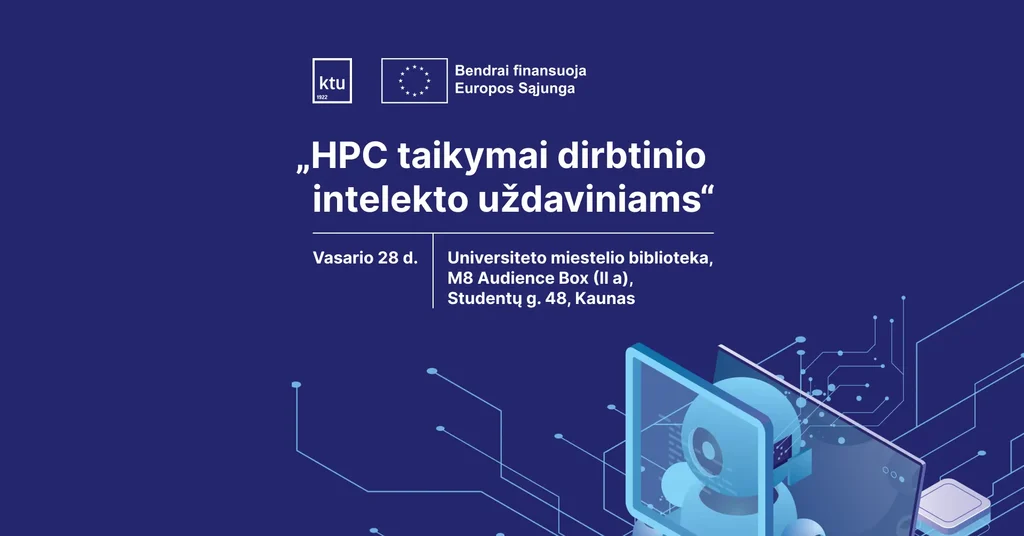 Mokymai „HPC taikymai dirbtinio intelekto uždaviniams“